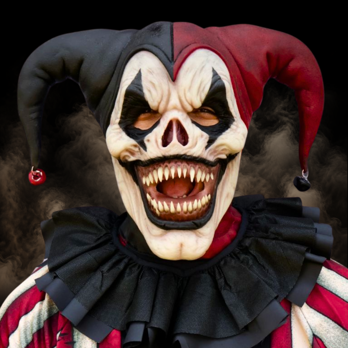 Evil Jester Clown Mask